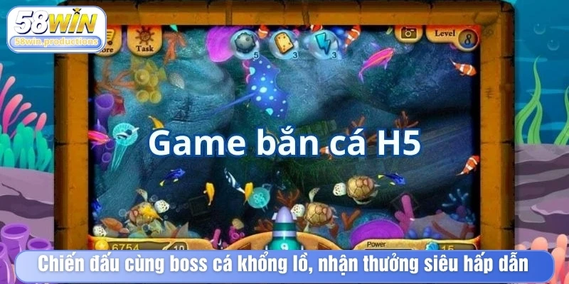 Chiến đấu cùng boss cá khổng lồ, nhận thưởng siêu hấp dẫn