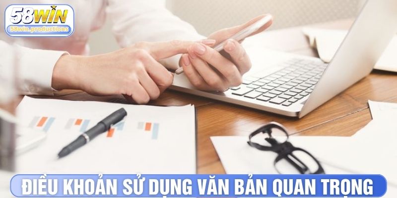 Điều khoản sử dụng văn bản quan trọng khi vận hành