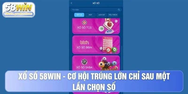 Xổ số 58WIN