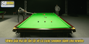 58Win Giải mã tất tần tật về cá cược snooker dành cho newbie