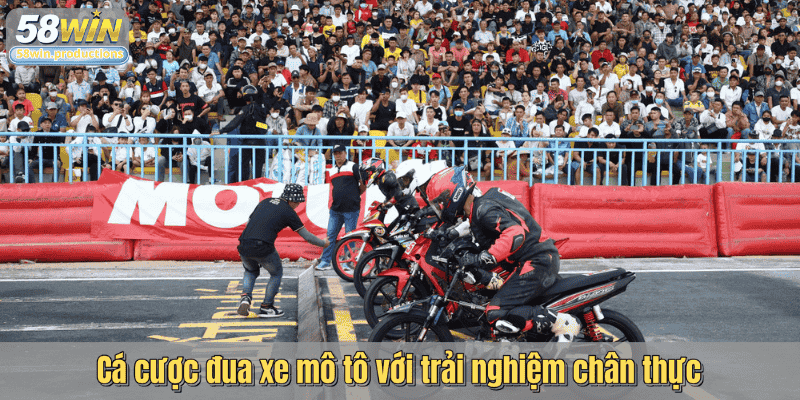Cá cược đua xe mô tô với trải nghiệm chân thực