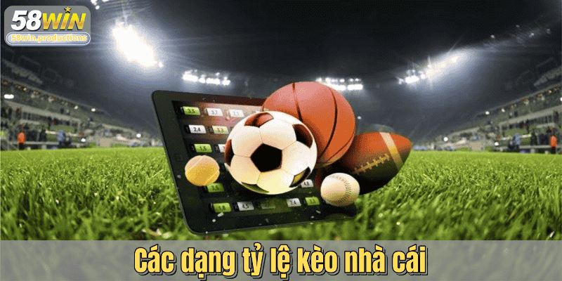 Các dạng tỷ lệ kèo nhà cái