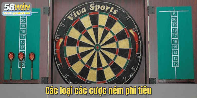 Các loại các cược ném phi tiêu