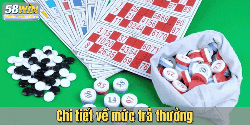 Chi tiết về mức trả thưởng