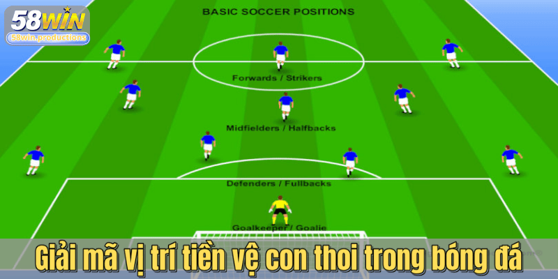 Giải mã vị trí tiền vệ con thoi trong bóng đá