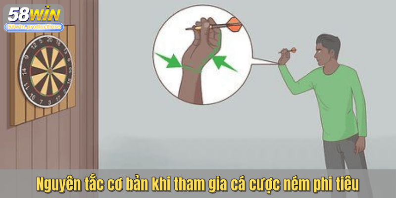 Nguyên tắc cơ bản khi tham gia cá cược ném phi tiêu