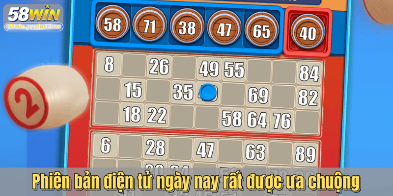 Phiên bản điện tử ngày nay rất được ưa chuộng