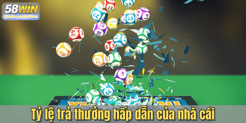 Tỷ lệ trả thưởng hấp dẫn của nhà cái