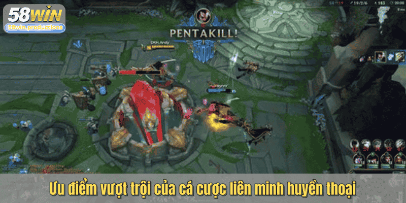 Ưu điểm vượt trội của cá cược liên minh huyền thoại