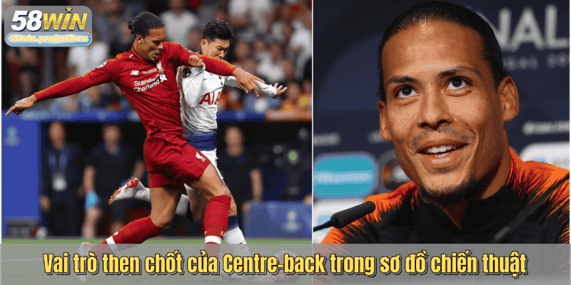 Vai trò then chốt của Centre-back trong sơ đồ chiến thuật