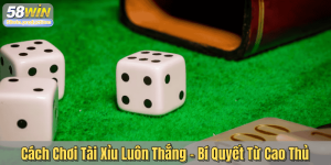 Cách Chơi Tài Xỉu Luôn Thắng – Bí Quyết Từ Cao Thủ