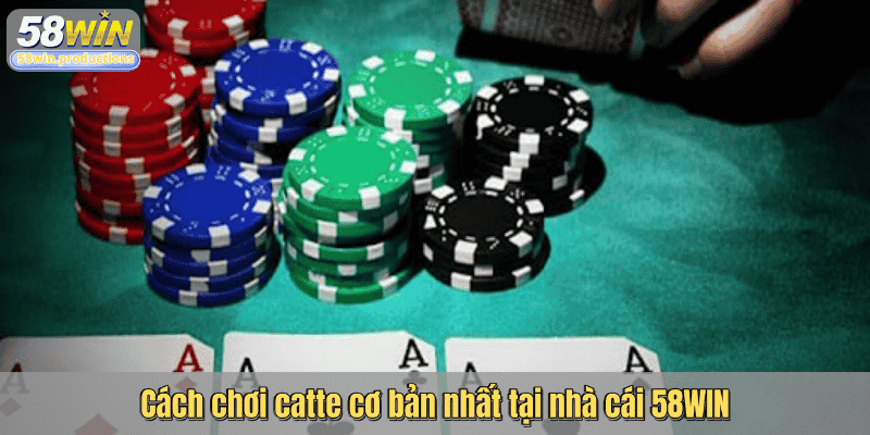 Cách chơi catte cơ bản nhất tại nhà cái 58WIN